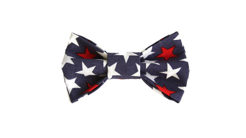 Independence Day Star Dog Bow Tie for small to large Doggie's - Hunter K9 Gear