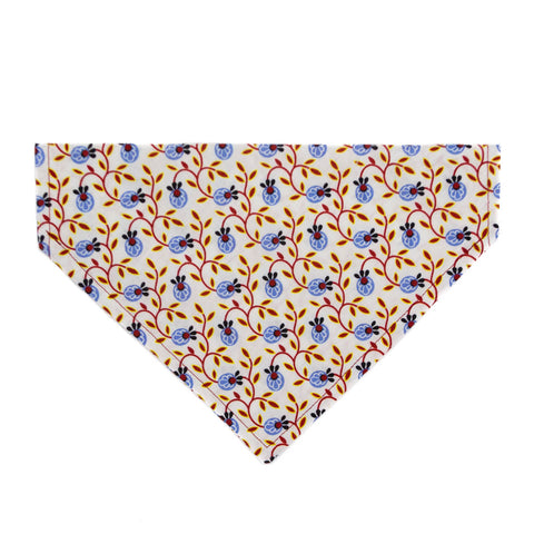 Berries on the Vine  Dog Bandana - Over the Collar Style in 5 Sizes | Free Ship - Hunter K9 Gear