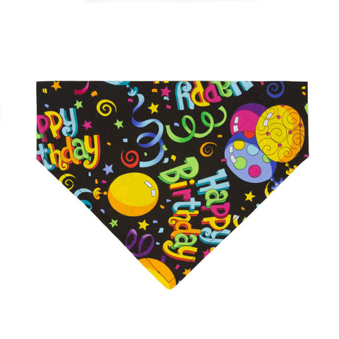 Birthday Bash Dog Bandana - Over the Collar Style in 5 Sizes | Free Ship - Hunter K9 Gear