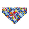 Nautical Flags Dog Bandana - Over the Collar Style in 5 Sizes | Free Ship - Hunter K9 Gear