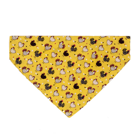 Hen House (Rooster - Chicken) Dog Bandana - Over the Collar Style in 5 Sizes | Free Ship - Hunter K9 Gear