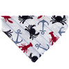 Crab & Lobster Feast! Dog Bandana - Over the Collar Style in 3 Sizes | Free Ship - Hunter K9 Gear