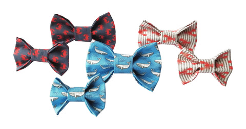 Crab Fest Dog Bow Tie for small to large Doggie's - Hunter K9 Gear