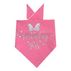 Birthday Girl Pink Polka Dog Dog Bandana- One Size | Free Ship - Hunter K9 Gear