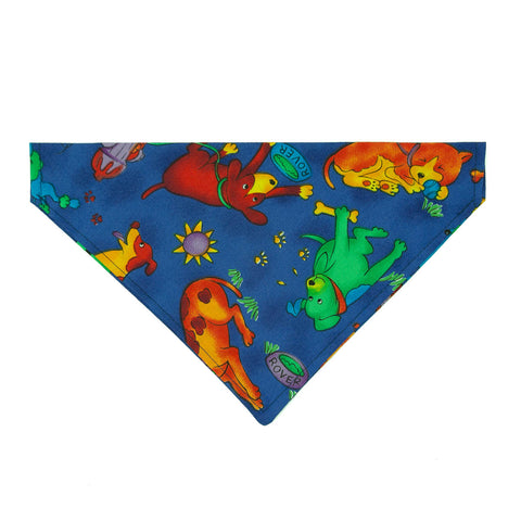 Puppy Playtime Dog Bandana - Over the Collar Style in 5 Sizes | Free Ship - Hunter K9 Gear