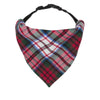 Red Tartan Plaid Flannel Soft Dog Bandana