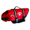 Paws Aboard Red Neoprene Dog Life Vest  (Fido Pet) - Hunter K9 Gear