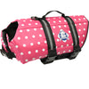 Paws Aboard Pink Polka Dot Dog Life Jacket (Fido Pet) - Hunter K9 Gear